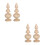 4St Multifunctionele Finials, Onbewerkt, Voor Trap, Bed En Hek 5