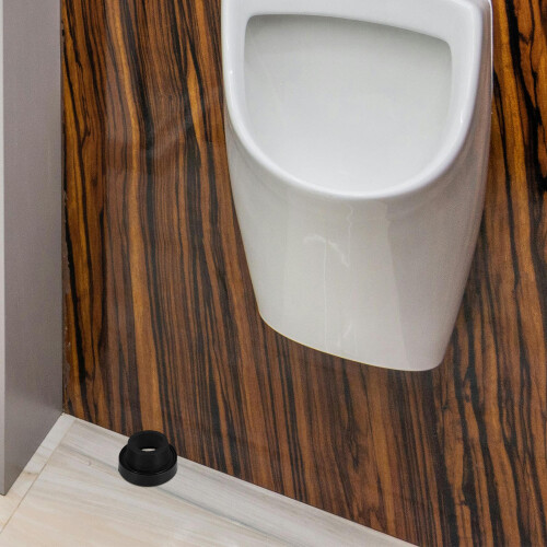 2Pièces Joint Caoutchouc Urinoir Noir Flange Étanchéité Réutilisable 2