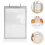 2St Compacte Acryl Menu Flip Stand Voor Restaurant En 10