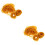 600Pcs Orange Rubber Bands Thick Wide Strong Elastic Bands 8