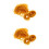 600Pcs Orange Rubber Bands Thick Wide Strong Elastic Bands 7