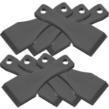 80Pcs Black Scrapers Compact Lightweight Ticket Scraping Tools