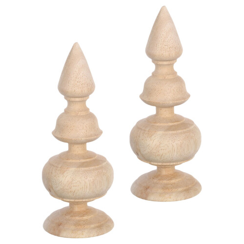 4St Multifunctionele Finials, Onbewerkt, Voor Trap, Bed En Hek 1