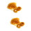 600Pcs Orange Rubber Bands Thick Wide Strong Elastic Bands 9