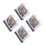 4Pcs White Plastic Label Display Stand Multi-Page Menu Display Holder 7