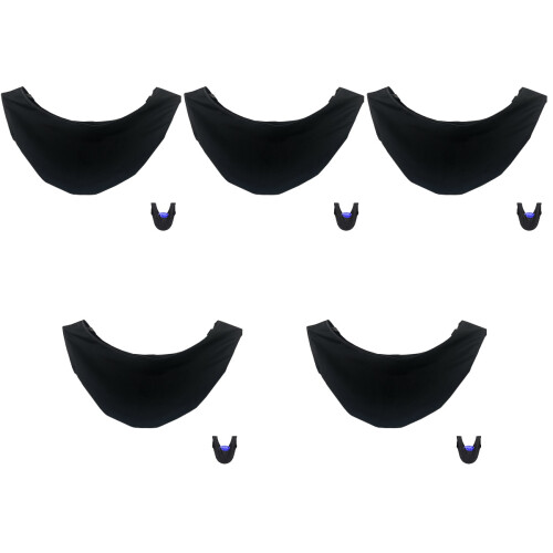 5Pièces Serviettes Noir Pour Bowling Nettoyage 2