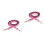 2Pcs Pink Double-Sided Wide Shoulder Strap Stylish Bag Sling Belt 6