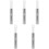 5Pcs Portable Silver Espresso Coffee Stirrer Powder Distribution Tool 4