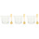 3Sets Transparent Glass Bowls with Spoon Practical Breakfast Cups 4