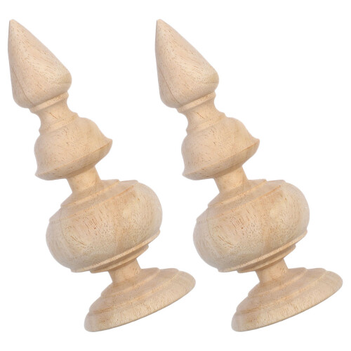4St Multifunctionele Finials, Onbewerkt, Voor Trap, Bed En Hek 2