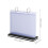 4Pcs White Plastic Label Display Stand Multi-Page Menu Display Holder 2