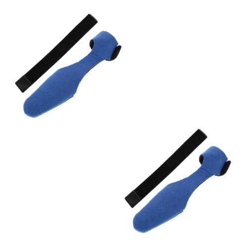 2Sets Polyester Hengelbeschermers Met Elastische Strop En Design 2