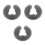 3Pcs Grey Silicone Massage Headrest Pillow for Face Down Spa and Salon 4