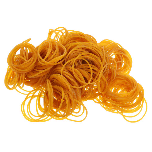 600Pcs Orange Rubber Bands Thick Wide Strong Elastic Bands 1