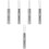 5Pcs Portable Silver Espresso Coffee Stirrer Powder Distribution Tool 5