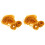 600Pcs Orange Rubber Bands Thick Wide Strong Elastic Bands 4