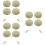 12Pièces Lingettes Réutilisables Khaki Pour Écrans Lunettes Faciles 6
