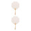 2St Compacte Witte Papieren Waaier Met Handvat, Maken 6