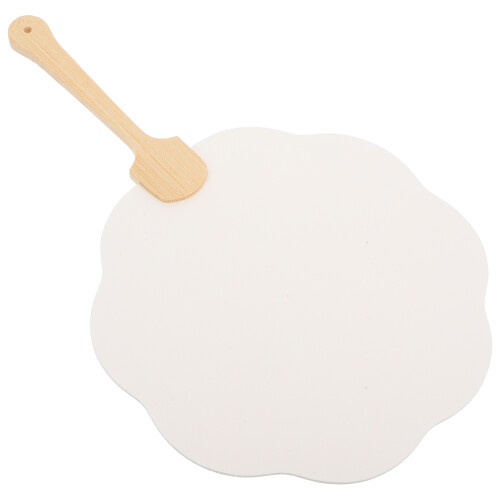 2St Compacte Witte Papieren Waaier Met Handvat, Maken 2