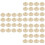 60St Beige Golfs Positioneringsmarkers Met Lange Levensduur 5