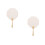 2St Compacte Witte Papieren Waaier Met Handvat, Maken 8