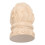 2St Beige Ananas Finials Handgesneden Kappen 2