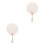 2St Compacte Witte Papieren Waaier Met Handvat, Maken 5