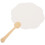 2St Compacte Witte Papieren Waaier Met Handvat, Maken 2