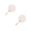 2St Compacte Witte Papieren Waaier Met Handvat, Maken 10