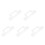 5Pcs Clear Acrylic Router Templates Kitchen Cutting Tools 7