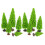50St Mini Plastic Voor Modelspoor En Creatieve Scenery Projecten 2