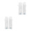2Paren Stijlvolle Witte Polyester Handschoenen Met Strik 9