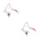 2St Vioolrek ABS Wit Vouwbaar Draagbaar Verticale Vioolhouder 6
