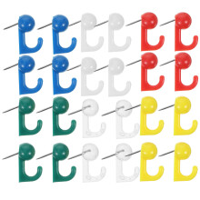 Kleine Push Pins Met Aluminium Kleurig Voor Kantoor