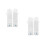 2Paren Stijlvolle Witte Polyester Handschoenen Met Strik 8