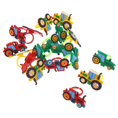 54St Kinderfeest Plastic Ringen PVC Vrachtwagen Speelgoed 2