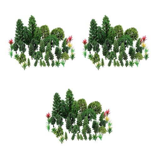 120St Plastic Mini Mix Groen Voor Diorama Craft Hobby Projects 2