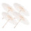 12St Multi-Color DIY Papier Parasol Blanke Met Sterk Hout 1