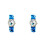 2Stk Kinderuhr Cartoon PVC Strap Elastisch Dunkelblau 3