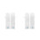2Paren Stijlvolle Witte Polyester Handschoenen Met Strik 5