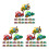 54St Kinderfeest Plastic Ringen PVC Vrachtwagen Speelgoed 4