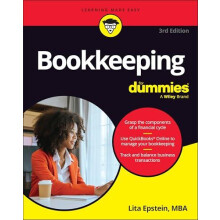 Bookkeeping For Dummies by Lita University of Phoenix Epstein Paperbac