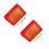 2Sets Fire Extinguisher Case ABS Wall Mount Emergency Key Storage Box 7