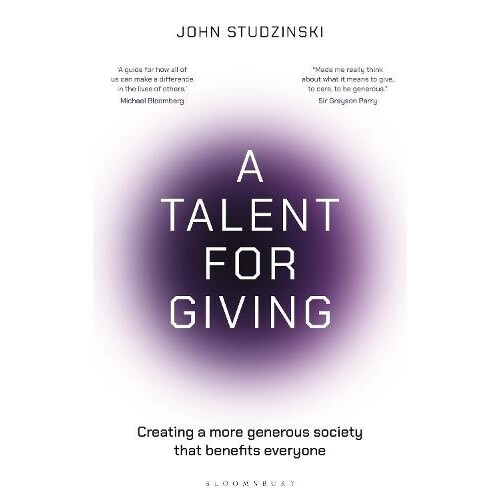A Talent for Giving by John Studzinski Hardcover Book