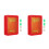 2Sets Fire Extinguisher Case ABS Wall Mount Emergency Key Storage Box 10
