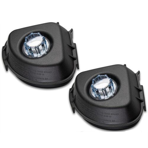 2Pcs Blender Lid for  Advance Containers 48Oz & 32Oz - Replacement Blender Cover for  Quiet One, VM0145