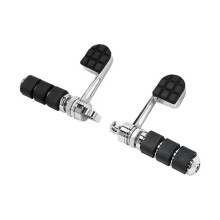 For Sportster XL 883 1200 48 72 Softail DYNA FXDF FAT BOB FXDC FXWG Footrest Bracket Set Heel Foot Rest Pegs