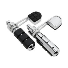 For Sportster XL 883 1200 48 72 Softail DYNA FXDF FAT BOB FXDC FXWG Footrest Bracket Set Heel Foot Rest Pegs