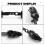 10 Pcs Replacement LB RB Trigger Buttons for  Series X S Controllers Shoulder Bumpers Repair Kit 6