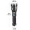 XHP360 Most Powerful LED Flashlight USB Rechargeable Lamp Ultra Powerful Flashlight Tactical,Lantern,C 7